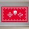 Shanku Chakra Namam Kolam Backdrops for Indian Pooja Décor Shankh Cakra Muggu Thirunamam Cloth Backdrop Banner Sanku Chakra Namam Decor Housewarming Wall Banner
